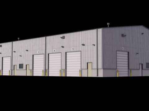 Industrial Building 5 Modelo 3D