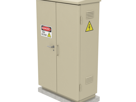 Electric Box 3D 模型