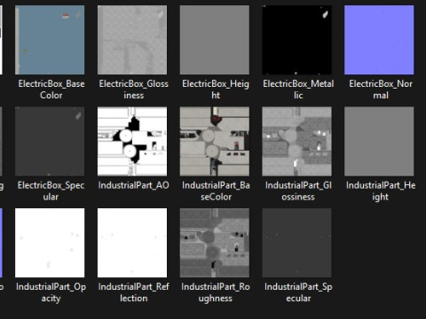 Industrial Silo Building 3D 模型