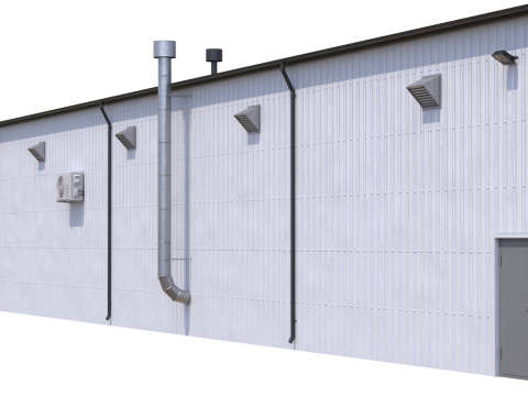 Industrial Building 6 3D मॉडल