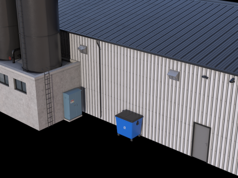 Industrial Building 6 3D मॉडल