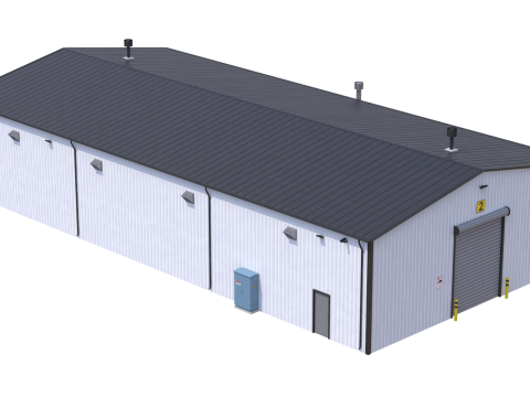Industrial Building 7 3D 模型