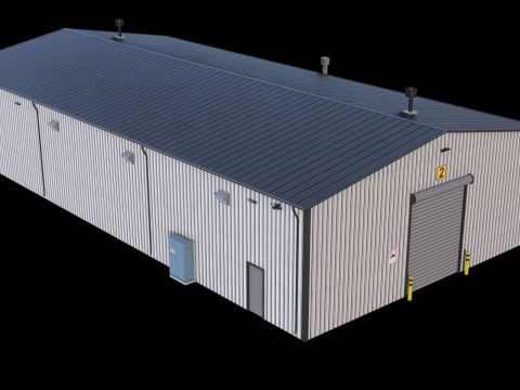 Industrial Building 7 3D 模型