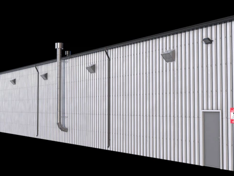 Edificio industriale 7 Modello 3D