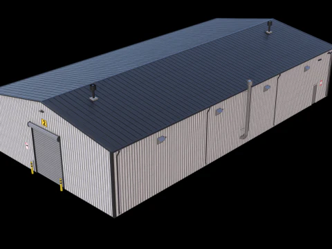 Edificio industriale 7 Modello 3D