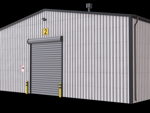 Industrial Building 7 3D 模型