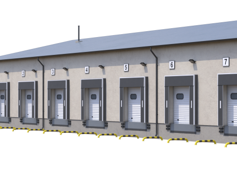 Industrial Building 8 3Dモデル