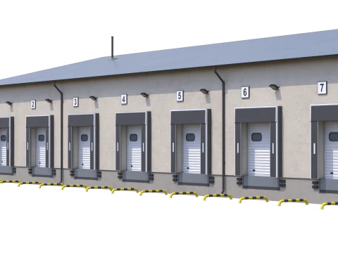 Industrial Building 8 3D Model