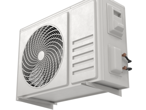 Low Poly PBR Air Conditioner Modèle 3D