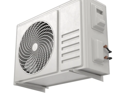 낮은 폴리 PBR 에어컨 3D 모델