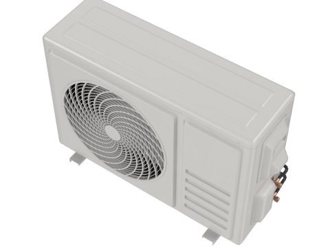 Low Poly PBR Air Conditioner Modèle 3D