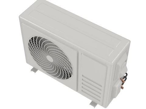 낮은 폴리 PBR 에어컨 3D 모델