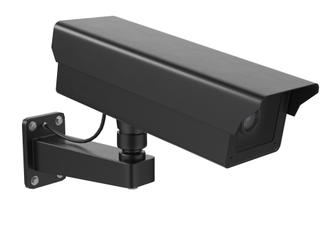 Low Poly PBR Security Camera Modello 3D