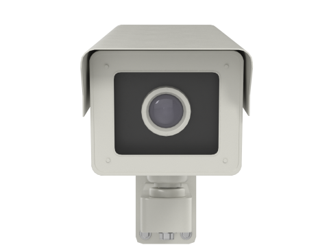 Low Poly PBR Security Camera Modello 3D