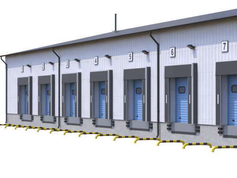 Industrial Building 8 3D Model
