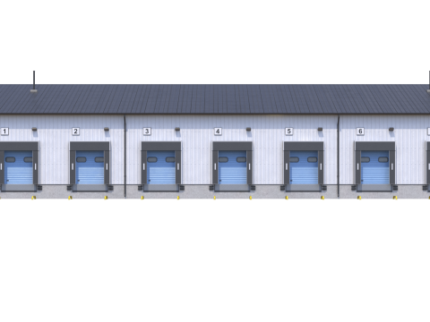 Industrial Building 8 3D Model