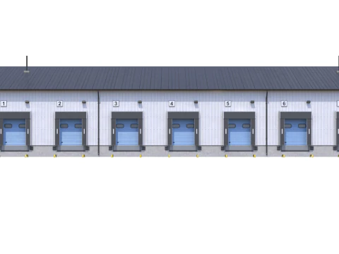 Industrial Building 8 3D Model
