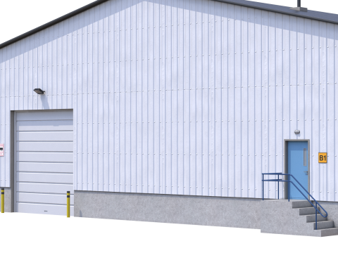 Industrial Building 8 3D Model