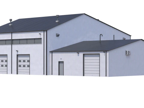 Apartment Building 9 3D Model
