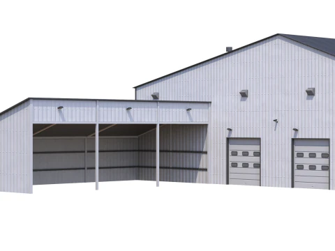 Apartment Building 9 3D Model
