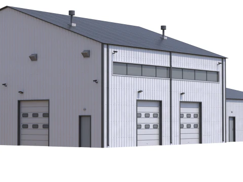 Apartment Building 9 3D Model