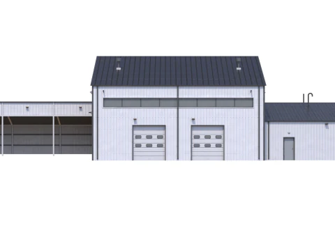Apartment Building 9 3D Model