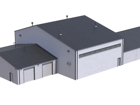 Apartment Building 9 3D Model