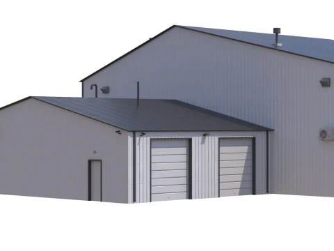 Apartment Building 9 3D Model