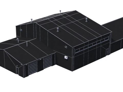 Apartment Building 9 3D Model