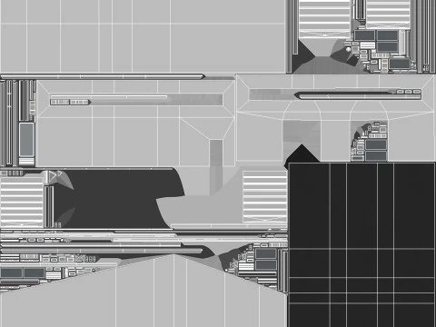 Apartment Building 9 3D Model