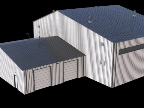 Apartment Building 9 3D Model