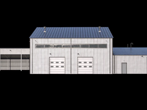 Apartment Building 9 3D Model