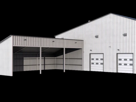 Apartment Building 9 3D Model