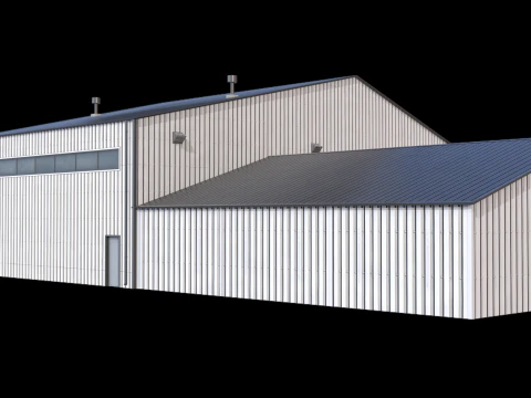 Apartment Building 9 3D Model