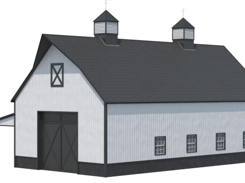 Industrial Building 10 3D Model