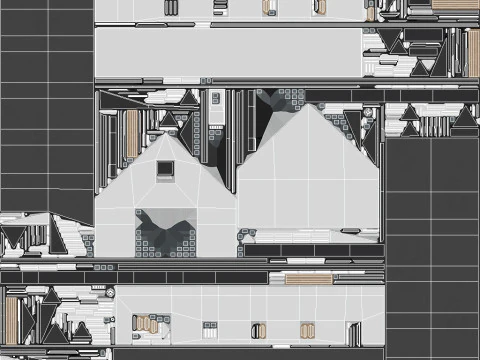 Industrial Building 10 3D Model