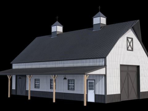 Industrial Building 10 Modelo 3D