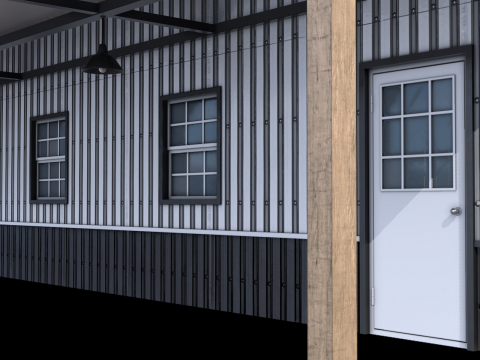 Industrial Building 10 Modelo 3D
