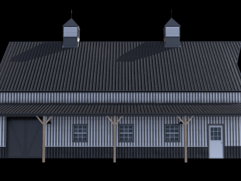Industrial Building 10 Modelo 3D
