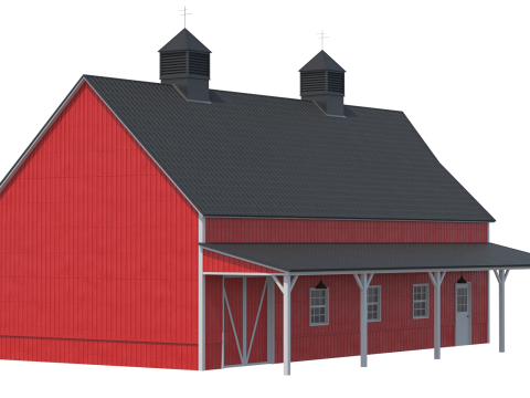 Red Barn 3D 模型