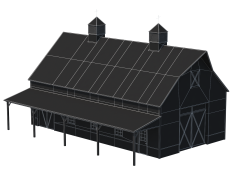 Red Barn 3D 模型