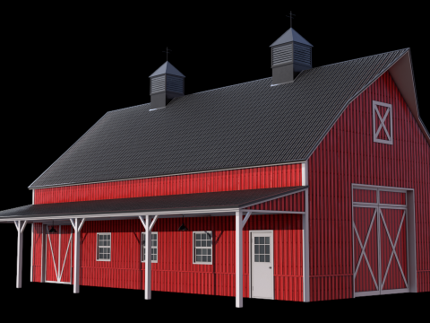 Red Barn 3D 模型