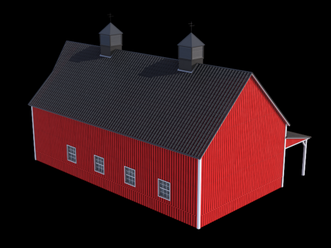 Red Barn 3D 模型