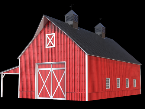 Red Barn 3D 模型