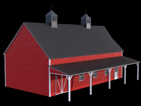 Red Barn 3D 模型