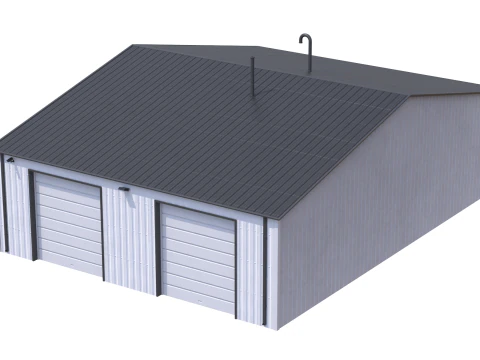 Industrial Building 11 3D Model
