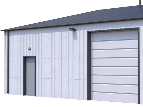 Industrial Building 11 3D Model
