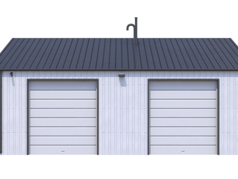 Industrial Building 11 Model 3D