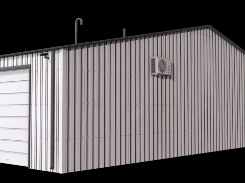 Industrial Building 11 Model 3D