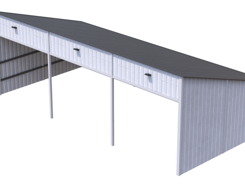 Silage Clamp 12 3D Model